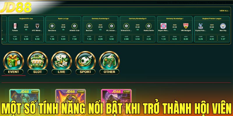 Một số tính năng nổi bật khi trở thành hội viên